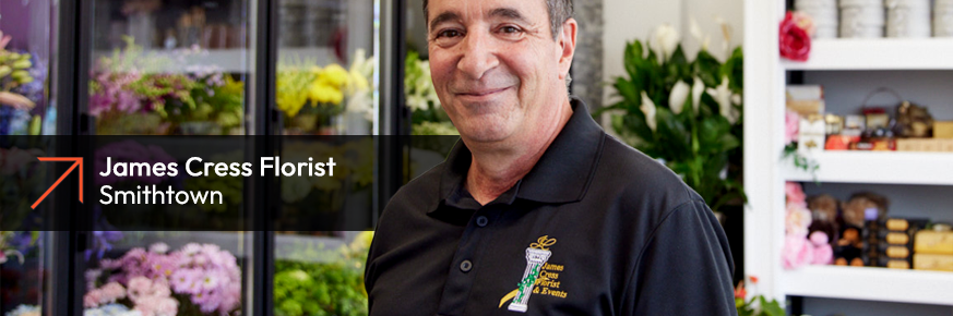 Woman opening a new storefront