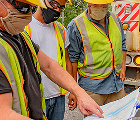 Crew working to restore power