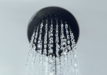 Shower head water flow