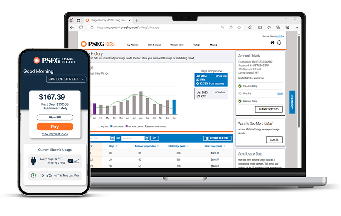 PSEGLI My Account