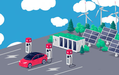 EV charging with renewables