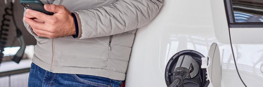 EV charging station on LI