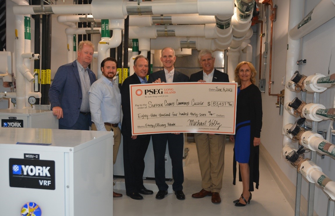 PSEG Long Island Gives Suffolk County Community College more than