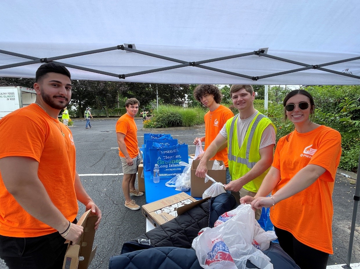 PSEG Long Island Employees Help Long Island Neighbors at Food Distribution