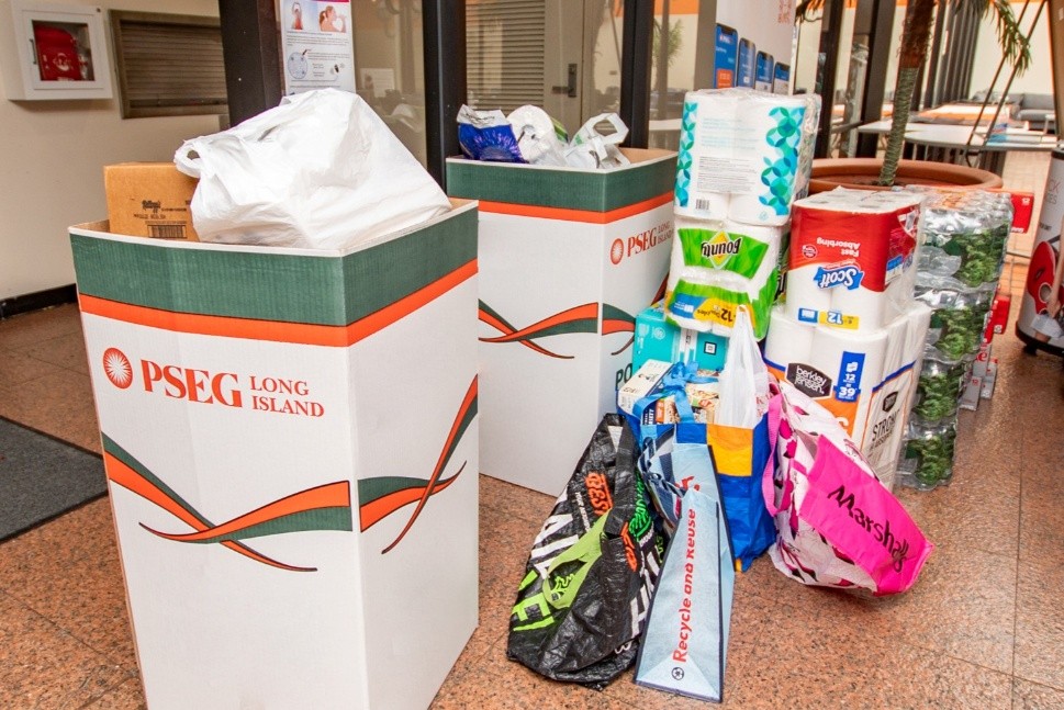 PSEG Long Island employees recently donated $7,000 in household essentials, nonperishable food and personal care items to Ronald McDonald House. 