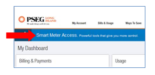 Smart Meter access within My Account